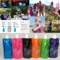 3pcs Multicolor Flexible Collapsible Foldable Reusable Water Bottles Ice Bag