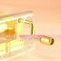 Transparent Gold-Plate Boutique Hand Crank Music Box &atilde;��Castle in the Sky&atilde;��New
