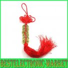 FENG SHUI FORTUNE 6 COIN RED TASSEL i Ching Ru Yi Luck Prosperit