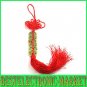 FENG SHUI FORTUNE 6 COIN RED TASSEL i Ching Ru Yi Luck Prosperit