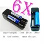 6Pcs Super RCR123A Lithium NI-MH AA AAA 18650 Battery Smart Charger Freeshipping