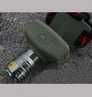 New 3W Zoom CREE Q3 LED Head waterproof FlashLight TORCH Headlamp