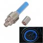 New Bike Bicycle Cycling Tire Wheel Valve Cap Lamp Light Flashlights BLUE