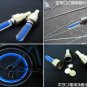 New Bike Bicycle Cycling Tire Wheel Valve Cap Lamp Light Flashlights BLUE