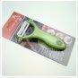 2 Clours 1PC Peeler Ultra Sharp Kitchen Ceramic Cutlery Knives R/B/G/Y Black