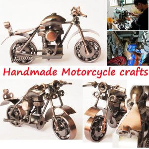 Handmade Crafts Simulation Iron Motorcycle Model Collection Decorative Gift M37A