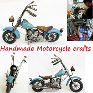 New Handmade Crafts Simulation Iron Motorcycle Model Collection Decorative Gift