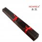 Luxury 10 pairs high grade Africa Ebony wood Chinese chopsticks NEWREA