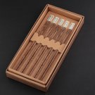 5 pairs Best grade chopsticks "Jia He Wan Shi Xing" Wenge wood,Asia chicken-wing