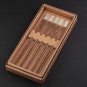 5 pairs Best grade chopsticks "Jia He Wan Shi Xing" Wenge wood,Asia chicken-wing