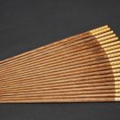 10pairs China Wenge wood,Asia chicken-wing chopsticks FuXing GaoZhao Gold
