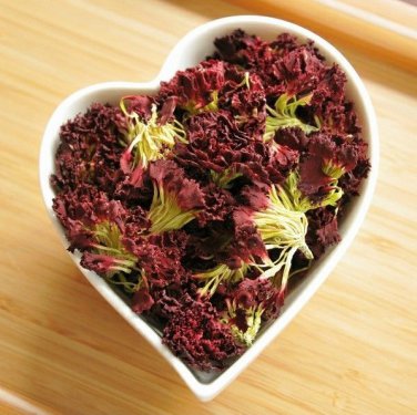 Natural Carnations Tea Counter Premium Loose Deep Red Blossom 250g Pure Dried