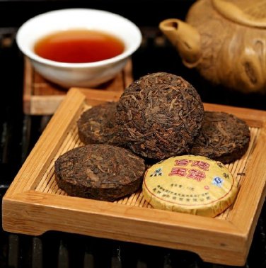YunNan MengHai XinYiHao Puer tea Gongting Royal Chinese puerh cooked tuocha 250g