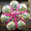 JingMa 8691 Orange Chrysanthemum Raw 16 Uncooked Mini Pu Erh Cakes  about 380g