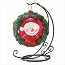 Snowman Wreath Tealight Stand