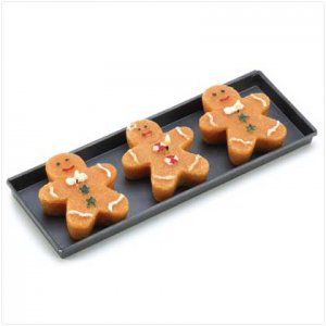 Gingerbread Cookie Candle Trio
