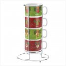 Holiday Cheers Stackable Mugs