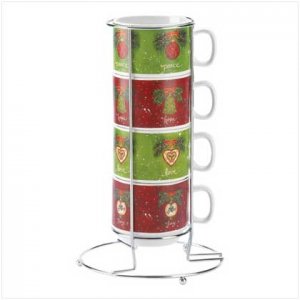 Holiday Cheers Stackable Mugs