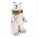 Holiday Polar Bear Figurine