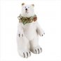 Holiday Polar Bear Figurine