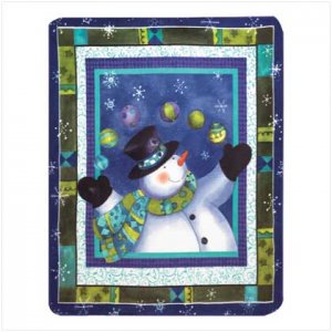 Snugly Snowman Blanket