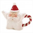 Candy Cane Santa Teapot