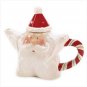 Candy Cane Santa Teapot