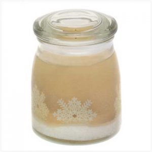 Sugar Spice Snowflake Gel Candle