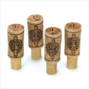 Wine Cork Candle Set