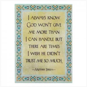 God&acirc;��S Trust Plaque