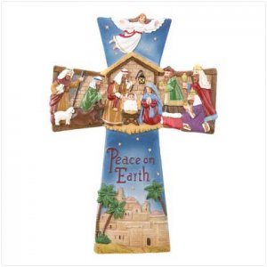 Peace On Earth Wall Cross