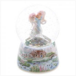 Garden Angel Musical Waterglobe