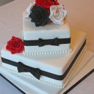 2 Tier Roses cake