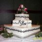 3 Tier Square Wedding Cake