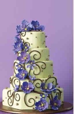5 Tier Wedding Cake