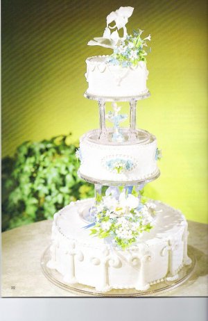 Orchid Wedding Cake
