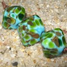 Amazon Cystals Lampwork Beads