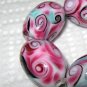 Lampwork Beads Twilight Barrels