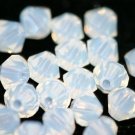 12 SWAROVSKI CRYSTAL WHITE OPAL- 4MM BICONE BEADS