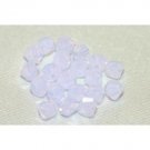12 SWAROVSKI CRYSTAL VIOLET OPAL- 4MM BICONE BEADS