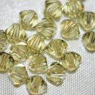 12 SWAROVSKI CRYSTAL JONQUIL- 4MM BICONE BEADS