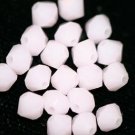 12 SWAROVSKI CRYSTAL ROSE ALABASTER- 4MM BICONE BEADS