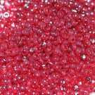 RED GLASS SEED BEADS