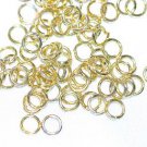 100 GOLD PLATED 4MM JUMP RINGS