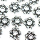 10 STERLING SILVER SPACERS 6MM