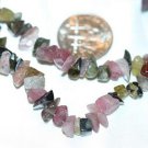 TOURMALINE CHIP BEADS - 18 INCH STRAND