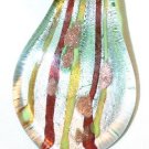 GREEN GLASS SPOON PENDANT