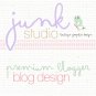 custom blogger blog design - the premium with logo design