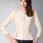 Hot Style Office Ladies Apricot Long Sleeves Suit XL