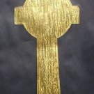 BRASS RUBBING, CELTIC CROSS from St Andrew's, Scotland